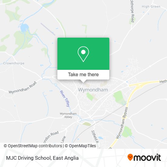 MJC Driving School map