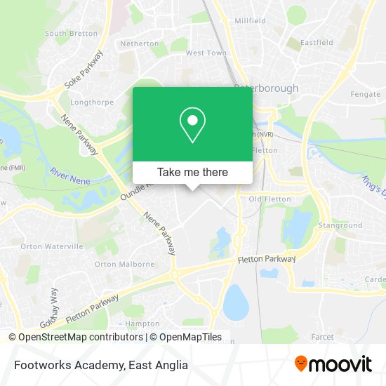 Footworks Academy map