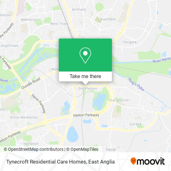 Tynecroft Residential Care Homes map