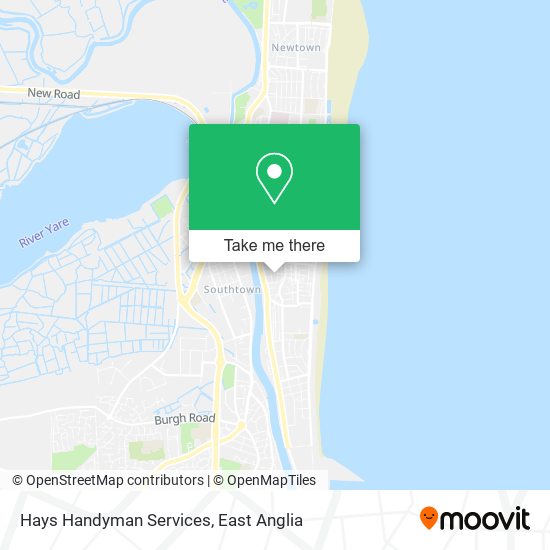 Hays Handyman Services map