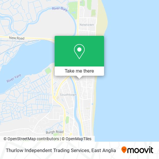 Thurlow Independent Trading Services map