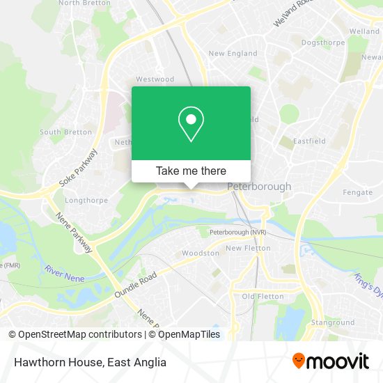 Hawthorn House map