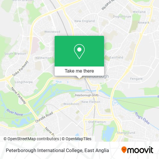 Peterborough International College map