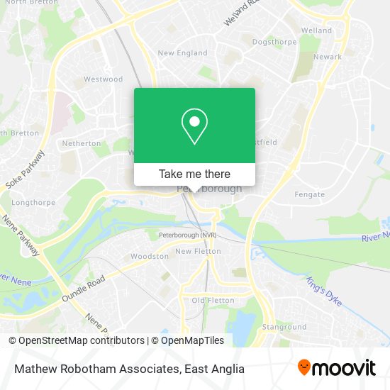 Mathew Robotham Associates map