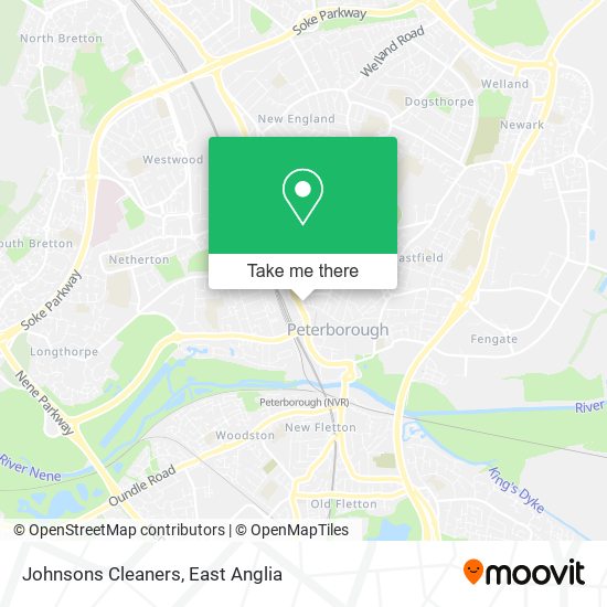 Johnsons Cleaners map