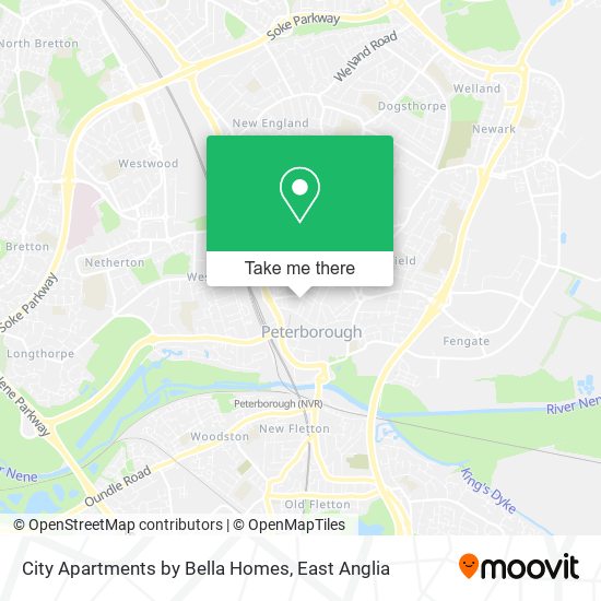 City Apartments by Bella Homes map