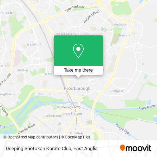 Deeping Shotokan Karate Club map