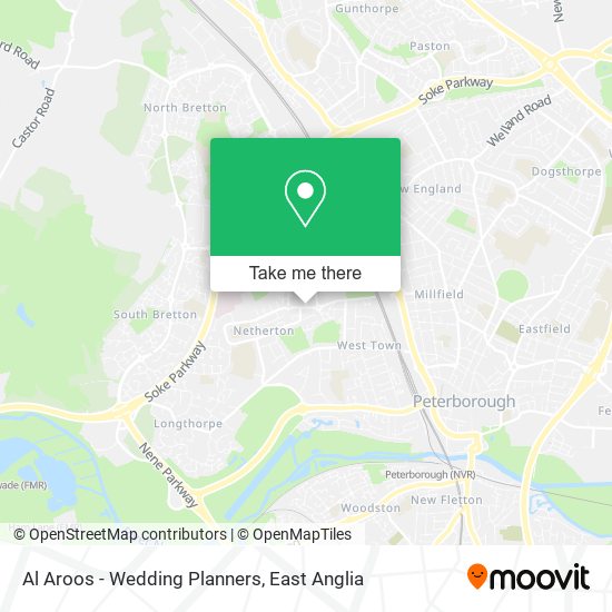 Al Aroos - Wedding Planners map