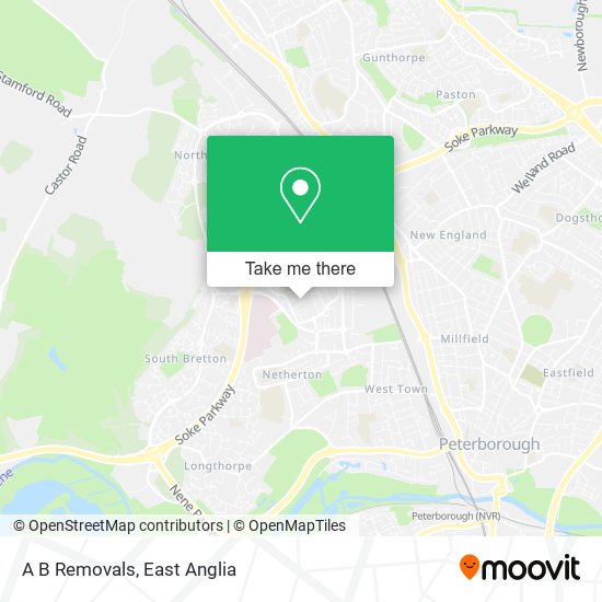 A B Removals map