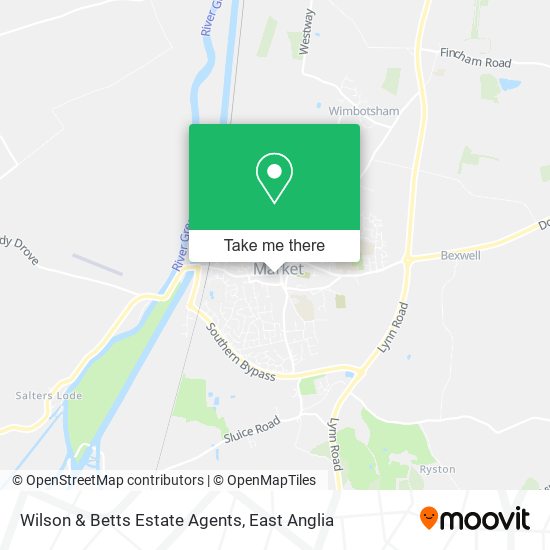 Wilson & Betts Estate Agents map