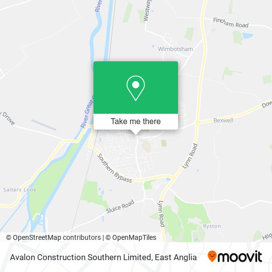 Avalon Construction Southern Limited map