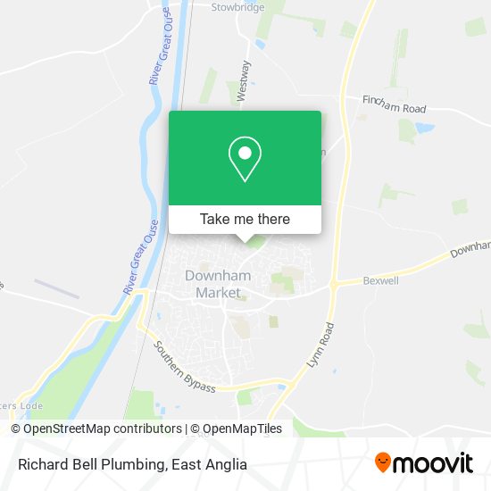 Richard Bell Plumbing map