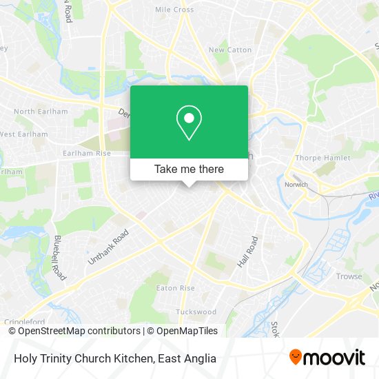 Holy Trinity Church Kitchen map