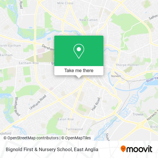 Bignold First & Nursery School map