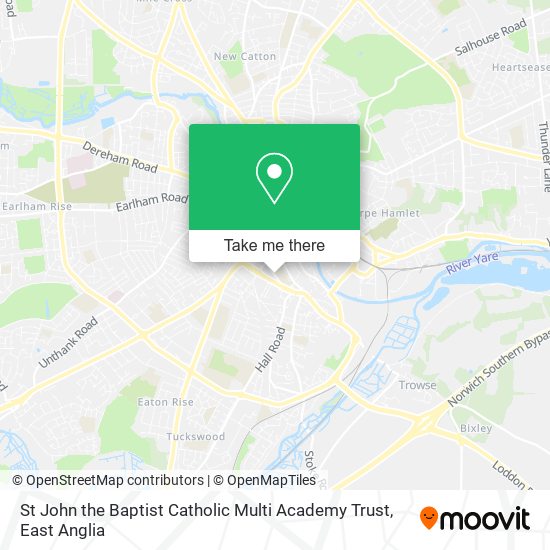 St John the Baptist Catholic Multi Academy Trust map