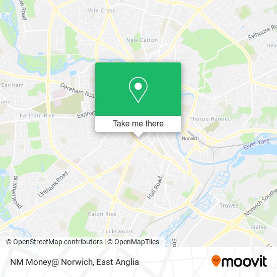 NM Money@ Norwich map