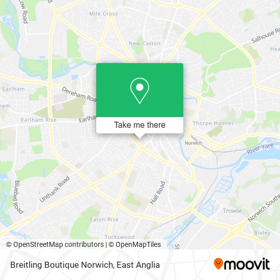 Breitling Boutique Norwich map