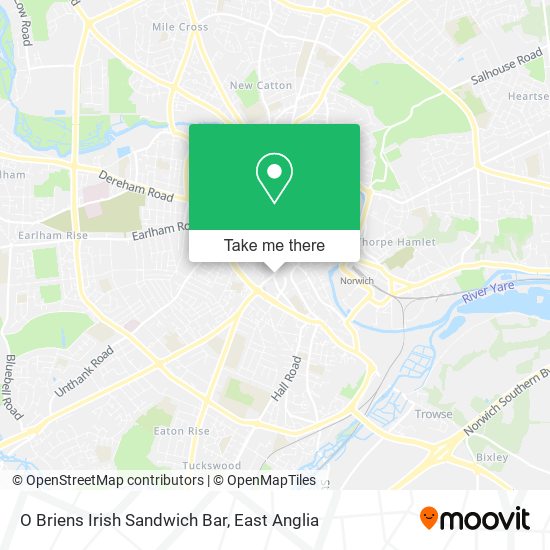 O Briens Irish Sandwich Bar map