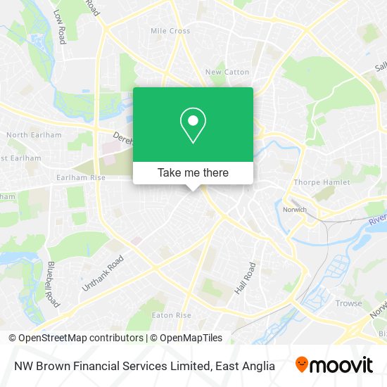 NW Brown Financial Services Limited map