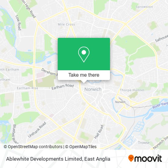 Ablewhite Developments Limited map