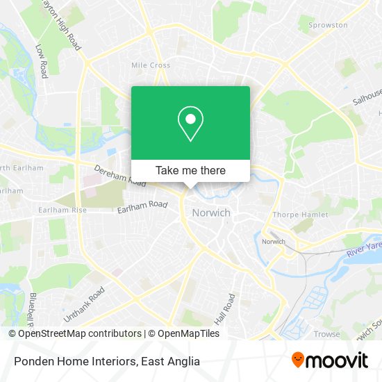 Ponden Home Interiors map