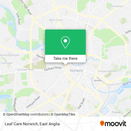 Leaf Care Norwich map