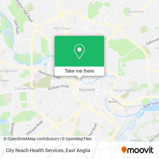 City Reach Health Services map