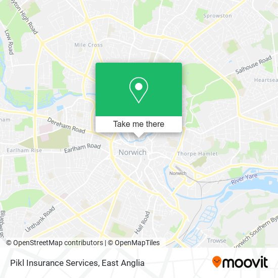 Pikl Insurance Services map
