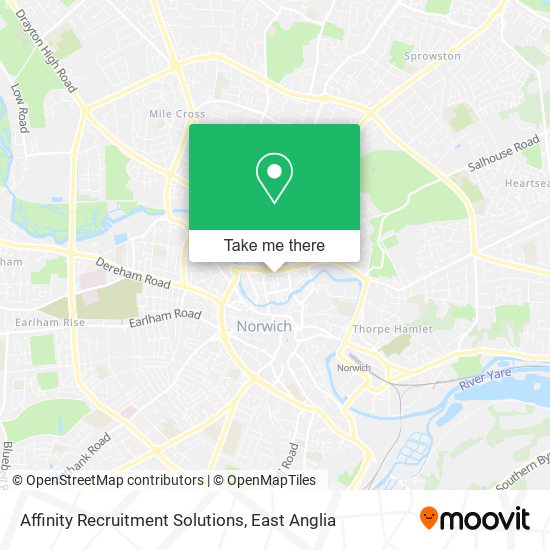 Affinity Recruitment Solutions map