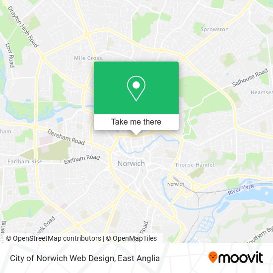 City of Norwich Web Design map