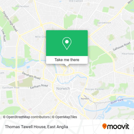 Thomas Tawell House map