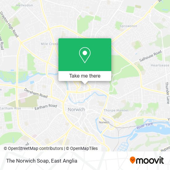 The Norwich Soap map