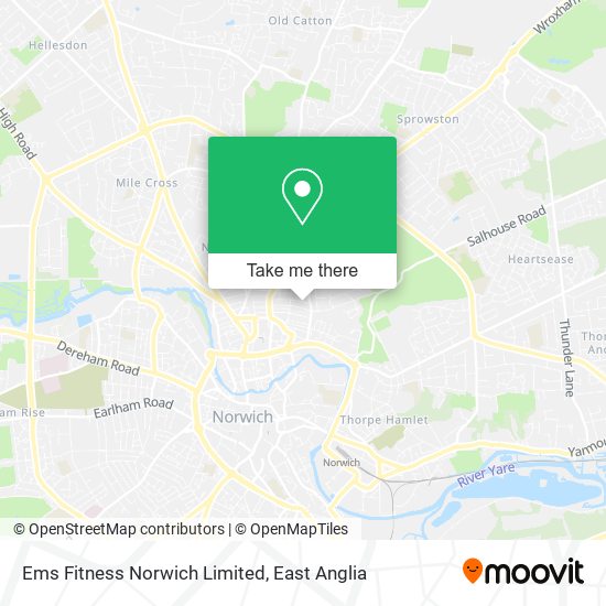 Ems Fitness Norwich Limited map