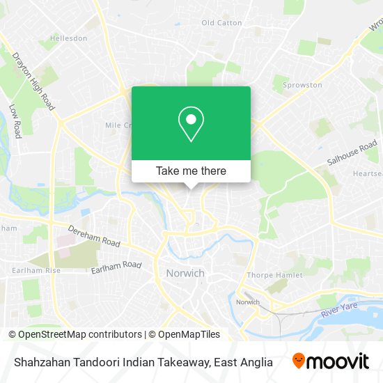 Shahzahan Tandoori Indian Takeaway map