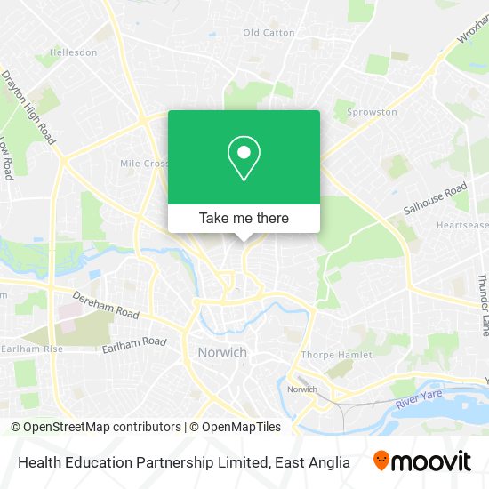 Health Education Partnership Limited map