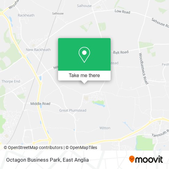 Octagon Business Park map