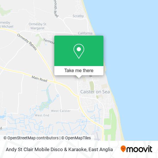 Andy St Clair Mobile Disco & Karaoke map