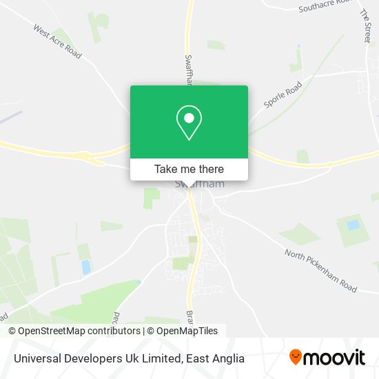 Universal Developers Uk Limited map