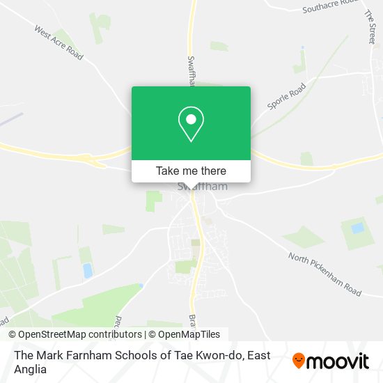 The Mark Farnham Schools of Tae Kwon-do map