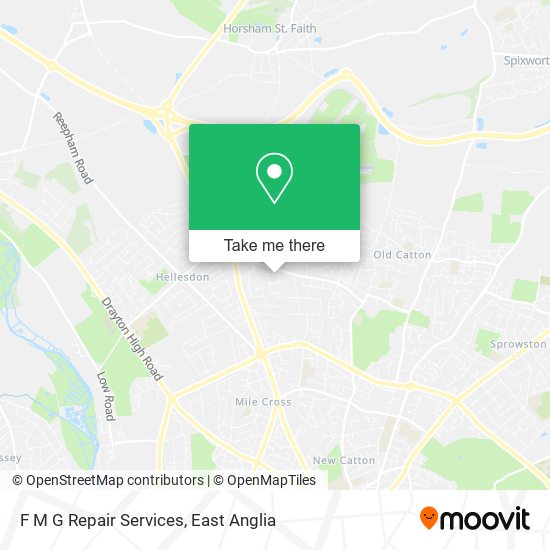 F M G Repair Services map