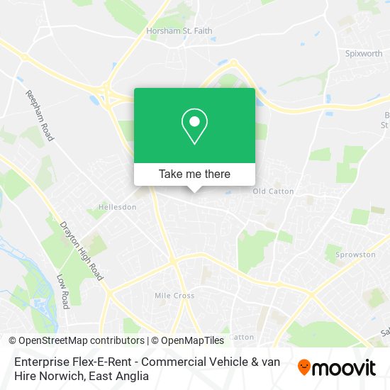 Enterprise Flex-E-Rent - Commercial Vehicle & van Hire Norwich map
