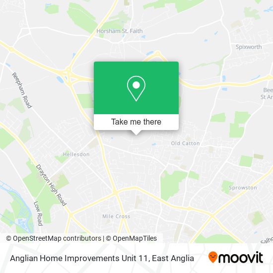 Anglian Home Improvements Unit 11 map