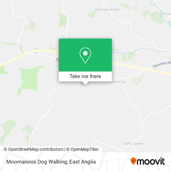 Moomanoos Dog Walking map