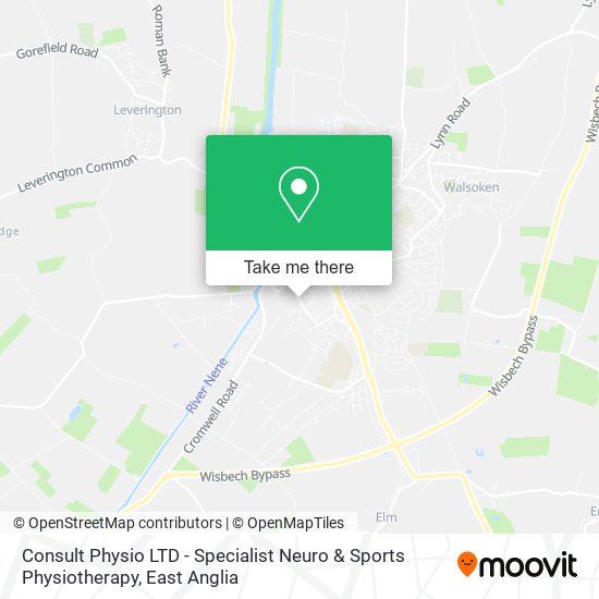 Consult Physio LTD - Specialist Neuro & Sports Physiotherapy map