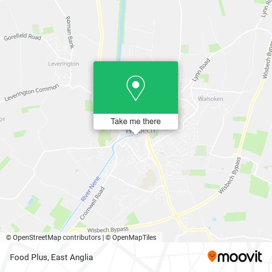 Food Plus map