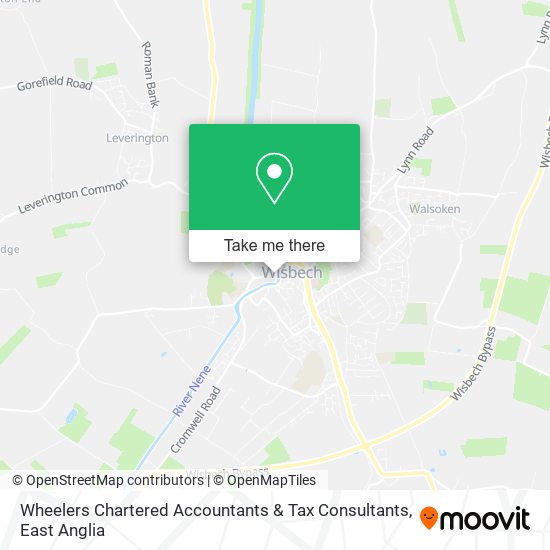 Wheelers Chartered Accountants & Tax Consultants map