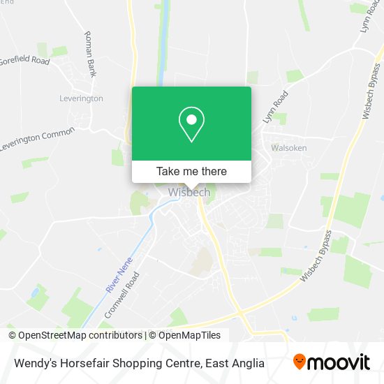 Wendy's Horsefair Shopping Centre map