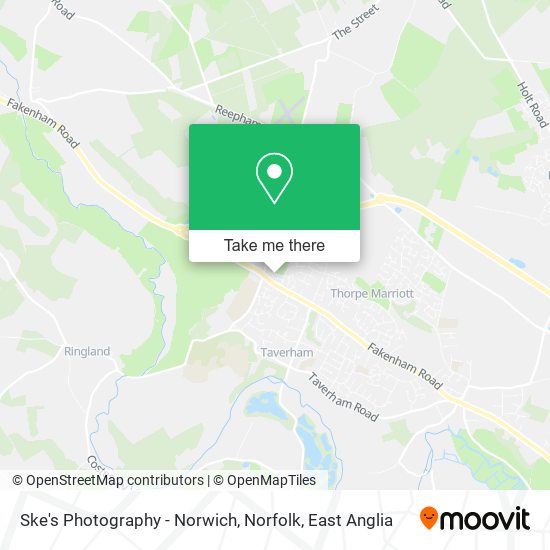 Ske's Photography - Norwich, Norfolk map