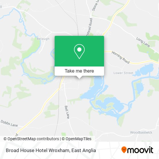 Broad House Hotel Wroxham map