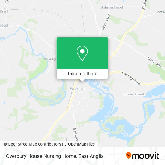 Overbury House Nursing Home map